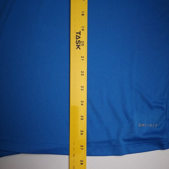 Nike Running Ladies Size 2X Royal Blue Straight Fit Dri-Fit Long Sleeve Top - Picture 12 of 13